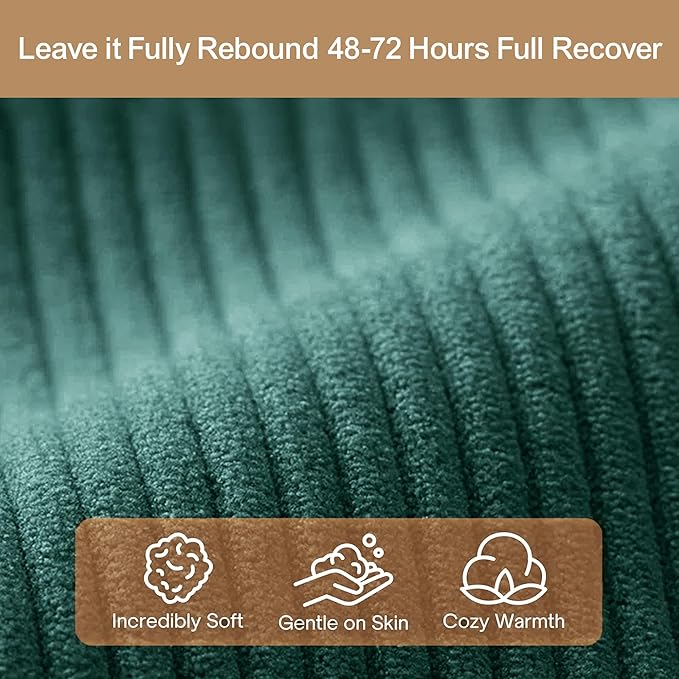 BSHOMGI Folding Sofa Bed, 2 in 1 Convertible Sofas to Lounger Comfy Single Bean Bag Chair Floor Portable Foldable Sleeper Lazy Futon Couch Chair for Bedroom, Living Room (Green, 35.43" Single Sofa)