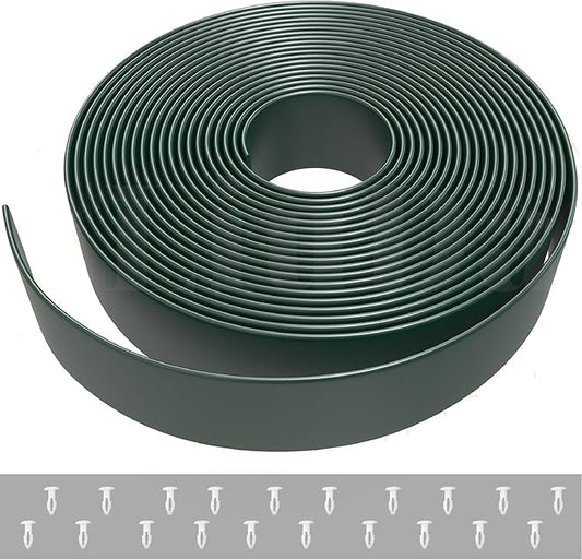 2" x20' ft Vinyl Straps for Patio Chairs Repair Kit Outdoor Vinyl Strapping for Patio Furniture Replacement Straps for Patio Chairs Straps Replacement Lawn Chair Webbing (Dark Green)+20 Rivets