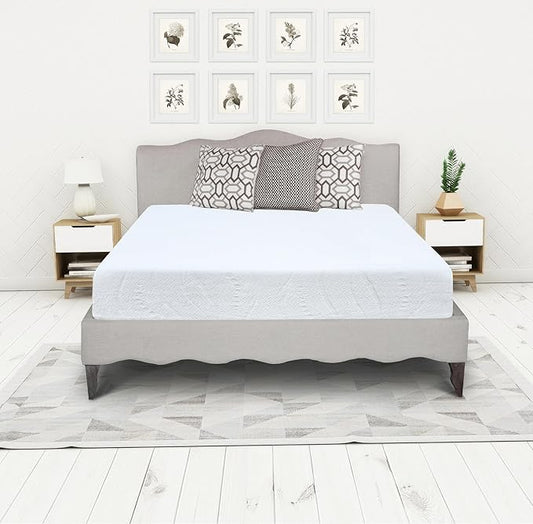Full Size 8-Inch, Cooling Gel Memory Foam Mattress, Medium Firm Feel, Breathable, Cool Sleep and Pressure Relief, CertiPUR-US Certified, Temperature Balanced