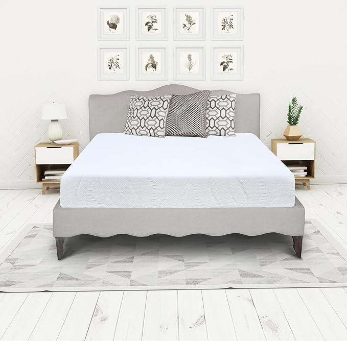 King Size 8-Inch, Gel Memory Foam Mattress, Medium Firm Feel, Breathable, Cool Sleep and Pressure Relief, CertiPUR-US Certified, Temperature Balanced