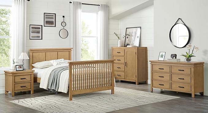 Soho Baby Mystic 6-Drawer Dresser, Honey Wood
