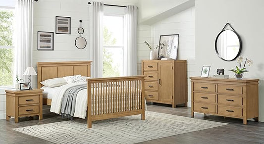 Soho Baby Mystic 6-Drawer Dresser, Honey Wood