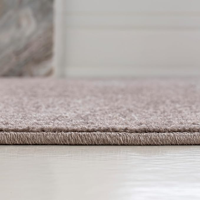 JONATHAN Y Nordby High-Low Arch Striped Indoor/Outdoor Area Rug, 3x5, Taupe/Beige, for Patio, Backyard, Living Room, Bedroom, Office, Hose-Washable (SCN104D-3)