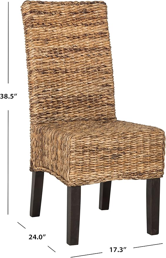 Safavieh Home Collection Avita Natural Wicker 18-inch Dining Chair