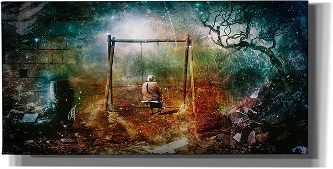 Cortesi Home 'Life Cycles' by Mario Sanchez Nevado, Canvas Wall Art, 24"x12"