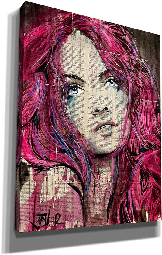 Epic Graffiti 'Incinerate' by Loui Jover, Canvas Wall Art, 26" x34'
