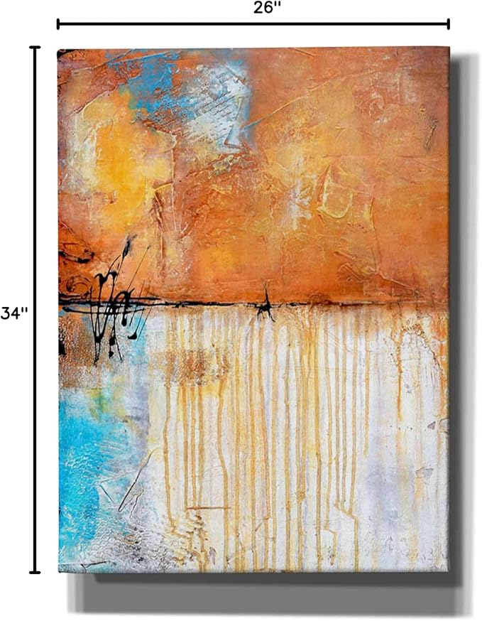 Epic Graffiti 'November Rain I' by Erin Ashley Canvas Wall Art, 26"x34"