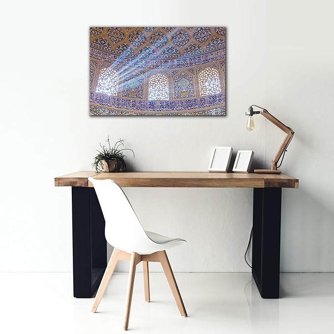 Epic Graffiti 'Sheikh Lotfollah Mosque at Isfahan Iran' by Epic Portfolio, Canvas Wall Art, 40"x26"