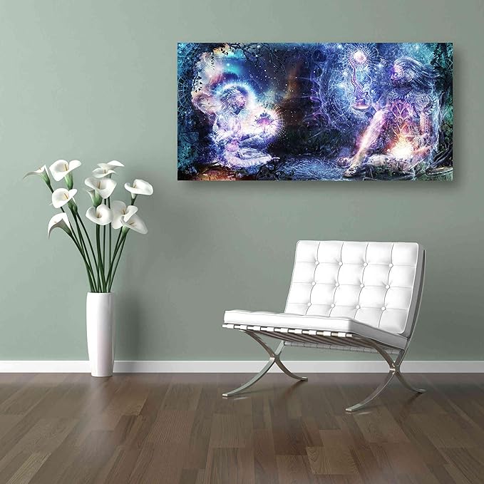 Epic Graffiti 'Shoulders and Giants' by Cameron Gray, Canvas Wall Art, 12"x24"