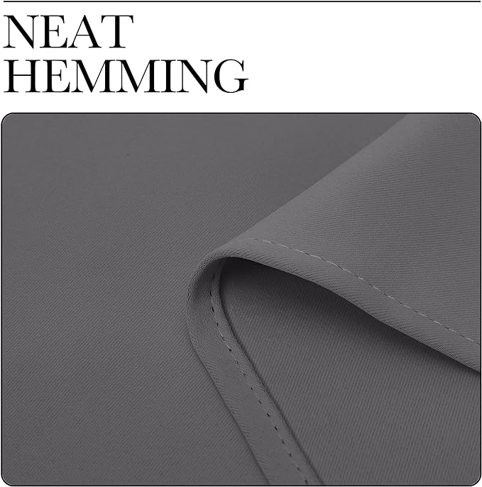 NICETOWN Doorway Curtain Privacy, Door Cover Curtain, Sound Reducing Winter Insulated Thermal Room Darkening Blackout Curtains for Bedroom, 144 inch Length (1 Panel, 5ft Wide by 12ft Long, Gray)