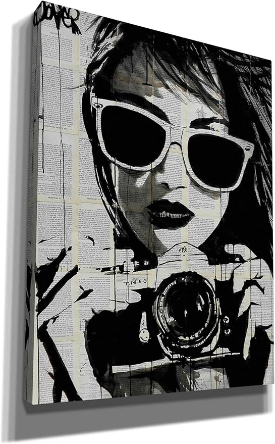 Epic Graffiti 'Shoot' by Loui Jover, Canvas Wall Art, 12"x18"