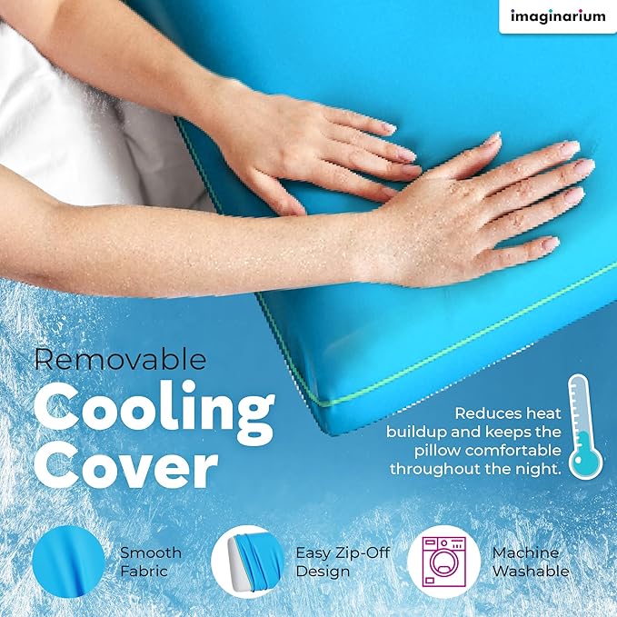 Imaginarium Cooling Memory Foam Fun Pillow with Cool-to-The-Touch Cover 2 Pack (Camo) Plus 2 Additional Pillow Covers
