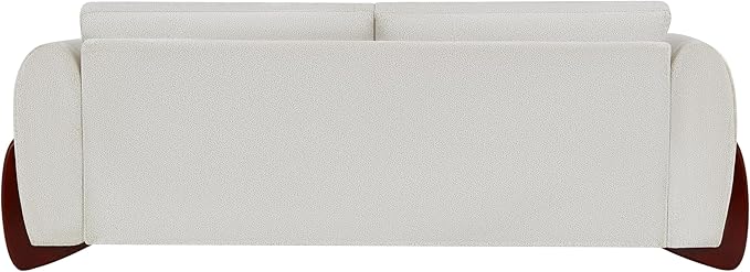 Christopher Knight Home Taki 89 Inches Sofa Couch, Cozy Chenille Upholstered 3-Seater Sofa, Wood Frame Couches, Comfy Home Sofa Living Room and Office, Lounge Seating with Armrests, Beige