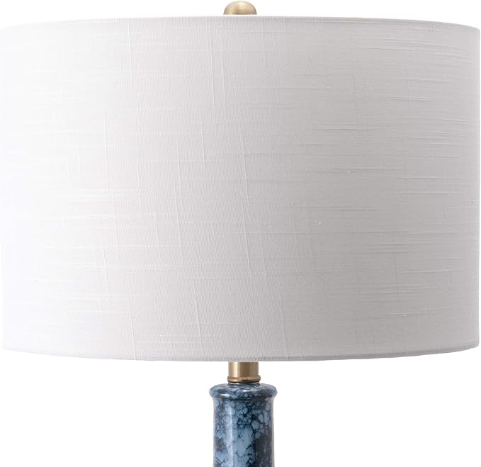 nuLOOM MCT25AA Tucson 28" Ceramic Table Lamp, Height, Blue