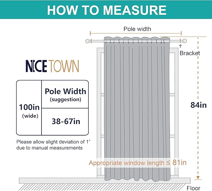 NICETOWN Linen-Like Patio Door Curtains - Extra Wide Grommet Top Semi Voile Drape Sheer Panels for Sliding Glass Door, White, W100 x L84, 1 Panel