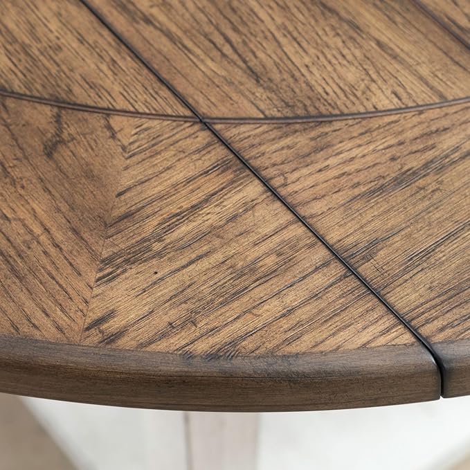 Liberty Furniture Al Fresco Drop Leaf Table for Dining Room - Graphite & Whitestone