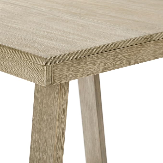 Classic Pub Dining Table Counter Height (41in / 1050mm), Seashell Wirebrush