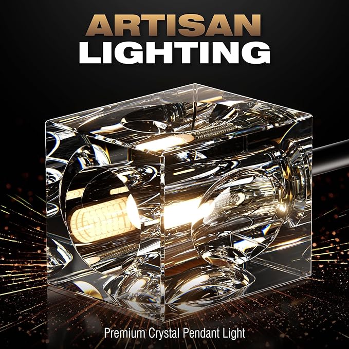 Gold Modern Sputnik Chandelier Ceiling Light Fixtures,4-Lights Industrial Crystal Semi Flush Mount Ceiling Light for Bedroom Dining Room Hallway Kitchen Bedroom Entryway