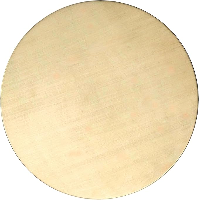SIMPLIHOME Johnsen Metal Table - 18 inch Wide Solid Iron Round Accent Table in Antique Gold, Boho Side or End Table for Living Room or Family Room with Etched Cross Hatch Pattern, Assembled