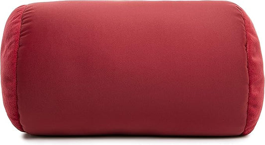 Deluxe Comfort Mooshi Squish Microbead Bed Pillow, 14" x 7" - Airy Squishy Soft Microbeads - Eighteen Fun Bubbly Colors To Choose From - Cuddly And Fun Dormroom Accessory - Bed Pillow, Maroon