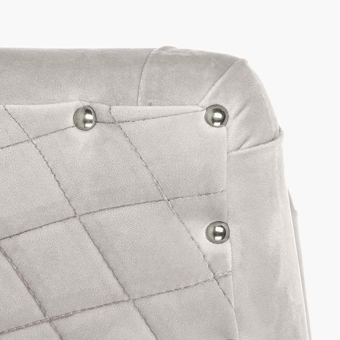 Safavieh Home Collection Clara Quilted Swivel Dusty Rose Tub Accent Chair