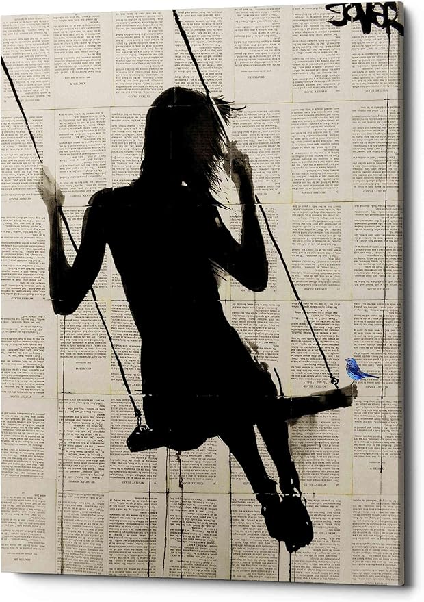 Epic Graffiti 'The Freedom of Sometimes' by Loui Jover, Canvas Wall Art, 18"x26"