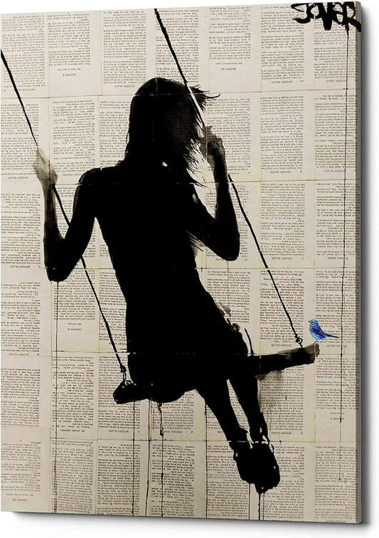 Epic Graffiti 'The Freedom of Sometimes' by Loui Jover, Canvas Wall Art, 40"x54"