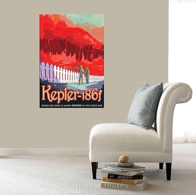 Epic Graffiti 'Visions of the Future: Kepler-186f' Canvas Wall Art, 26" x 40"