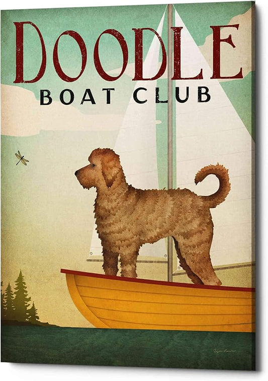 Epic Graffiti 'Doodle Sail' by Ryan Fowler, Canvas Wall Art, 18"x26"