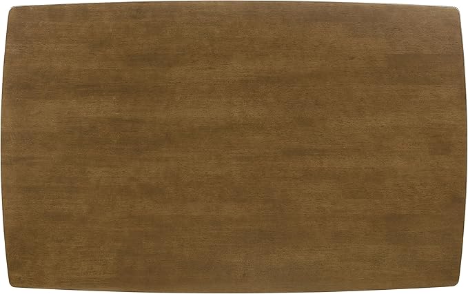 Coaster Home Furnishings - Kersey - Wood - 47-Inch Rectangular Dining Table with Angled Legs, Chestnut Finish, Mid-Century Modern Style - Dining Room & Home Kitchen - Chestnut - 103061