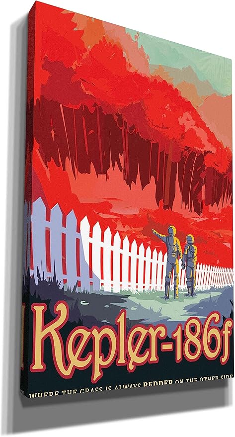 Epic Graffiti 'Visions of the Future: Kepler-186f' Canvas Wall Art, 26" x 40"