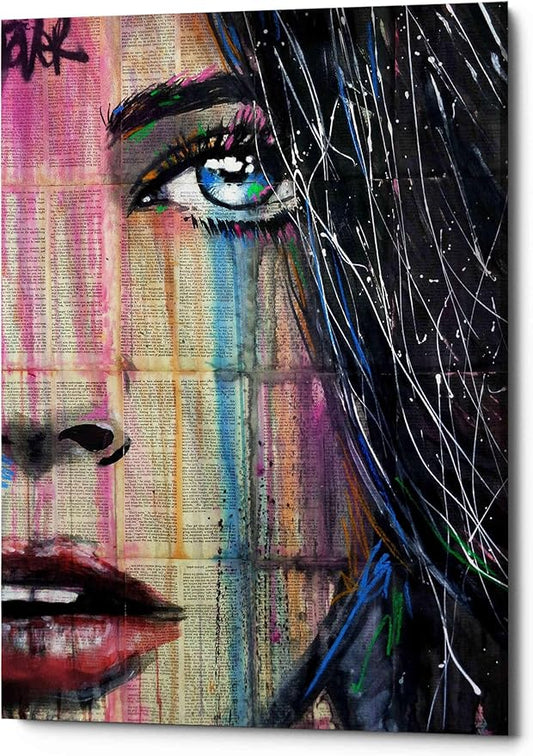 Epic Graffiti 'Fahrenheit' by Loui Jover, Canvas Wall Art, 12"x16"