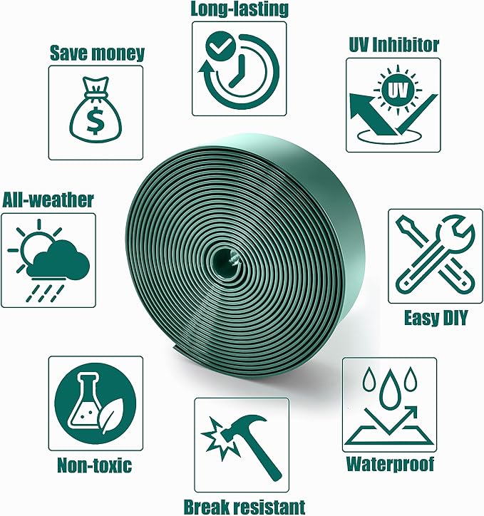 Vinyl Straps for Patio Chair Repair Kit 2'' Wide 20 Ft Long Replacement Straps + 20 Free Rivets for Outdoor Lawn Furniture Chaise Lounge Repair (Dark Green)