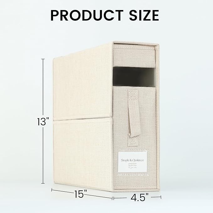 Simple&Opulence 4 Pack Bed Sheet Organizers and Storage, Linen Closet Organizers, Sheets Set Folder Storages with Window and Label (Queen/King Size) Organizing Bedding Container, Linen