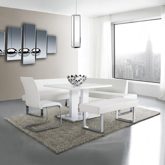 Todea Dining Table, White