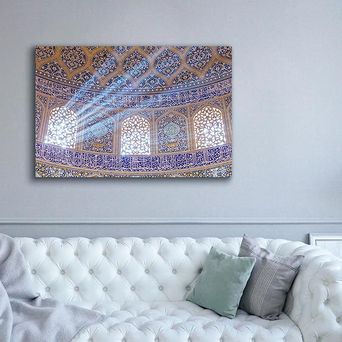 Epic Graffiti 'Sheikh Lotfollah Mosque at Isfahan Iran' by Epic Portfolio, Canvas Wall Art, 60"x40"