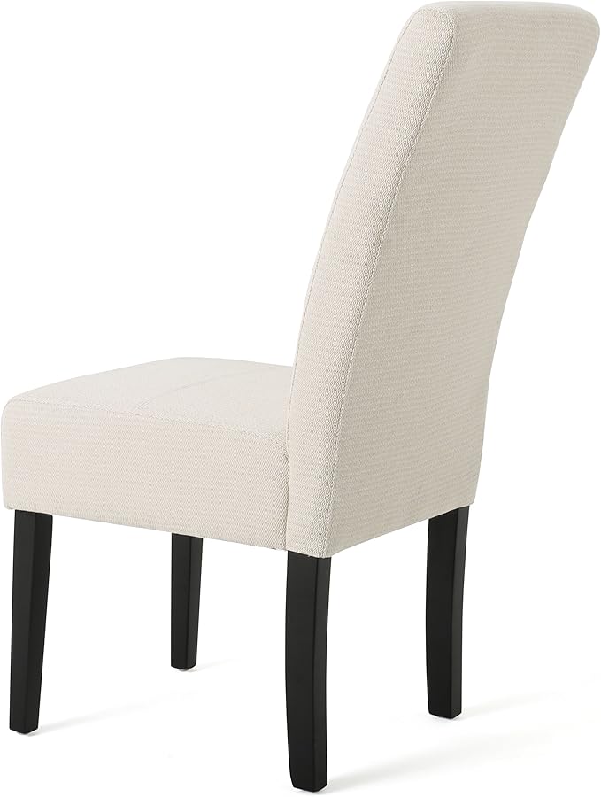 Christopher Knight Home Pertica Fabric Dining Chair, Beige 25D x 18W x 39.75H in