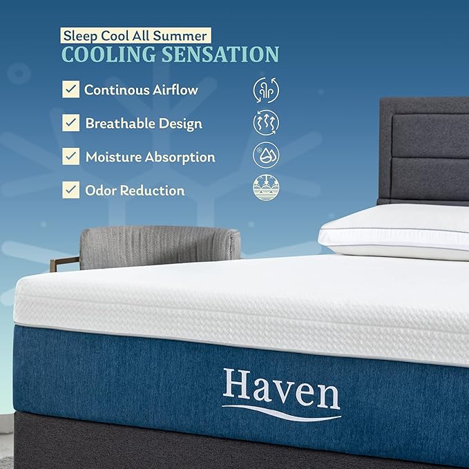MLILY 12 Inch Full Mattress Memory Foam, Cooling Gel Bed Mattress in a Box, Fiberglass Free Medium Firm Mattress CertiPUR-US Certified