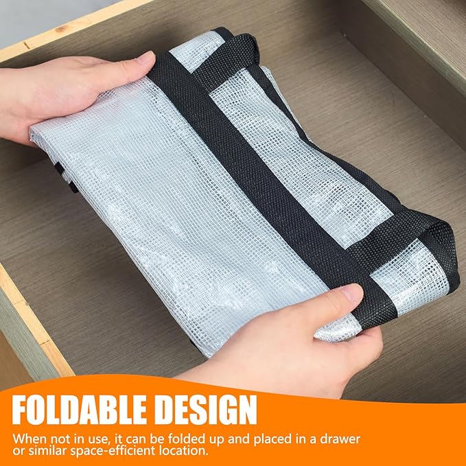 40L Clear Storage Bags for Blanket, Clothes, Comforter, Bedding, Sheet, Pillow - Closet Organizers and Storage Containers, Under Bed Storage Bag with Zipper (Black, 4 Pack)