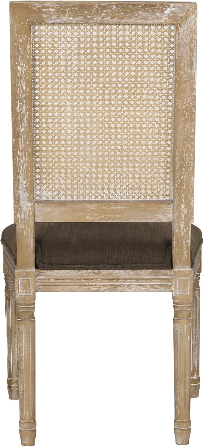 Christopher Knight Home Regina Dining Chair, Brown + Natural