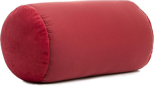 Deluxe Comfort Mooshi Squish Microbead Bed Pillow, 14" x 7" - Airy Squishy Soft Microbeads - Eighteen Fun Bubbly Colors To Choose From - Cuddly And Fun Dormroom Accessory - Bed Pillow, Maroon