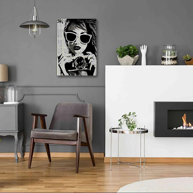 Epic Graffiti 'Shoot' by Loui Jover, Canvas Wall Art, 18"x26"