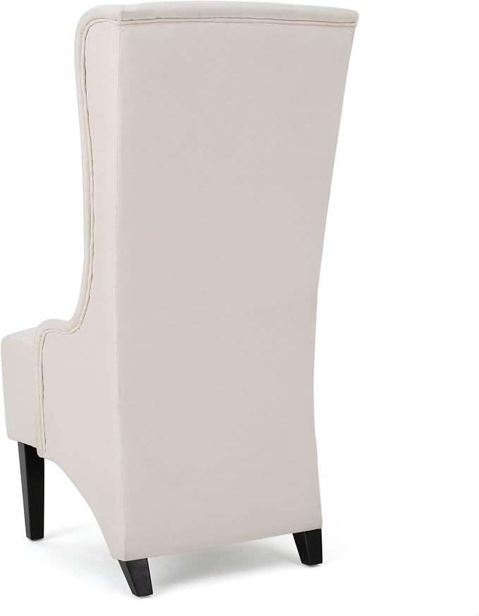 Christopher Knight Home Callie Fabric Dining Chair, Beige, 23.25" x 28.75" x 46.25"