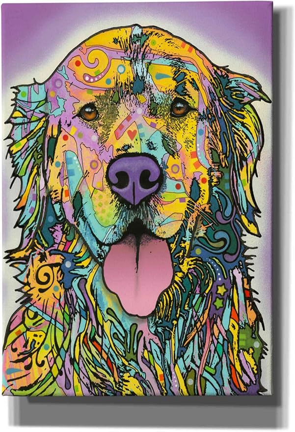 Epic Graffiti 'Silence Is Golden' by Dean Russo, Canvas Wall Art, 18"x26"