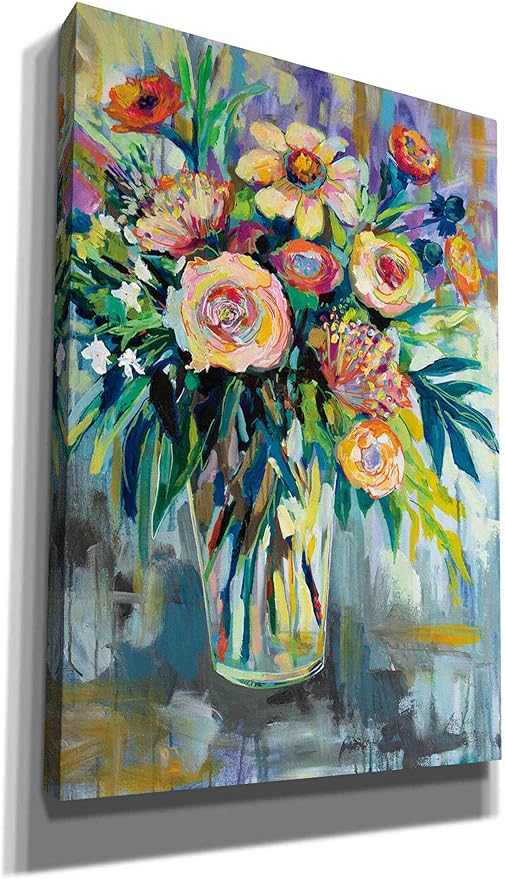Epic Graffiti "Summer Happiness by Jeanette Vertentes, Canvas Wall Art, 18"x26"