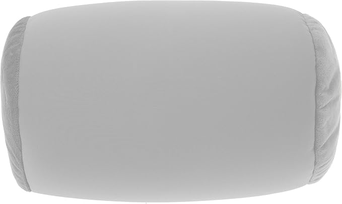 Deluxe Comfort Mooshi Squish Mini Microbead Jelly Bean Bed Pillow (12" x 7") – Airy Squishy Soft Microbeads –Eight Wild Fun Colors to Choose From – Cuddly and Fun Dormroom Accessory – Bed Pillow, Grey