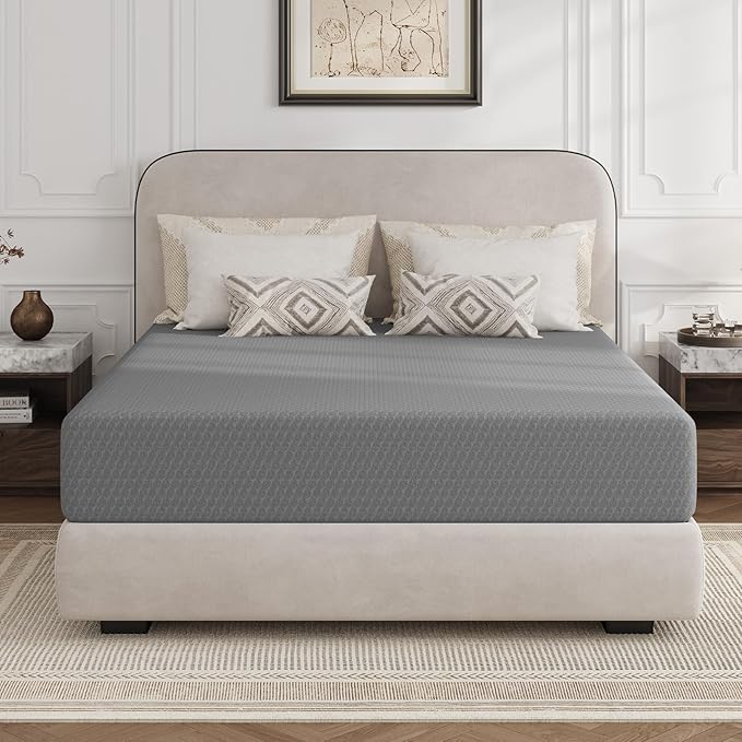 Novilla Twin Size Mattress, 12 Inch Memory Foam Mattress Twin for Cool Night Sleep & Pressure Relief, Thermally Balanced Foam Mattresses For Heat Dissipation, CertiPUR-US Certified Mattresses in a Box