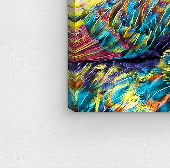 The Oliver Gal Artist Co. Fun Colorful Glam Rooster Canvas Art, 16" x 16"