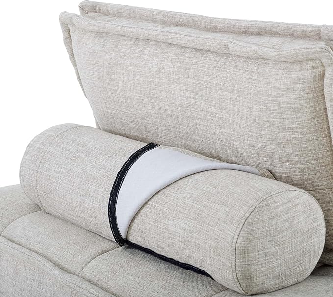 Modway Saunter, 4-Piece Sectional Sofa, Beige