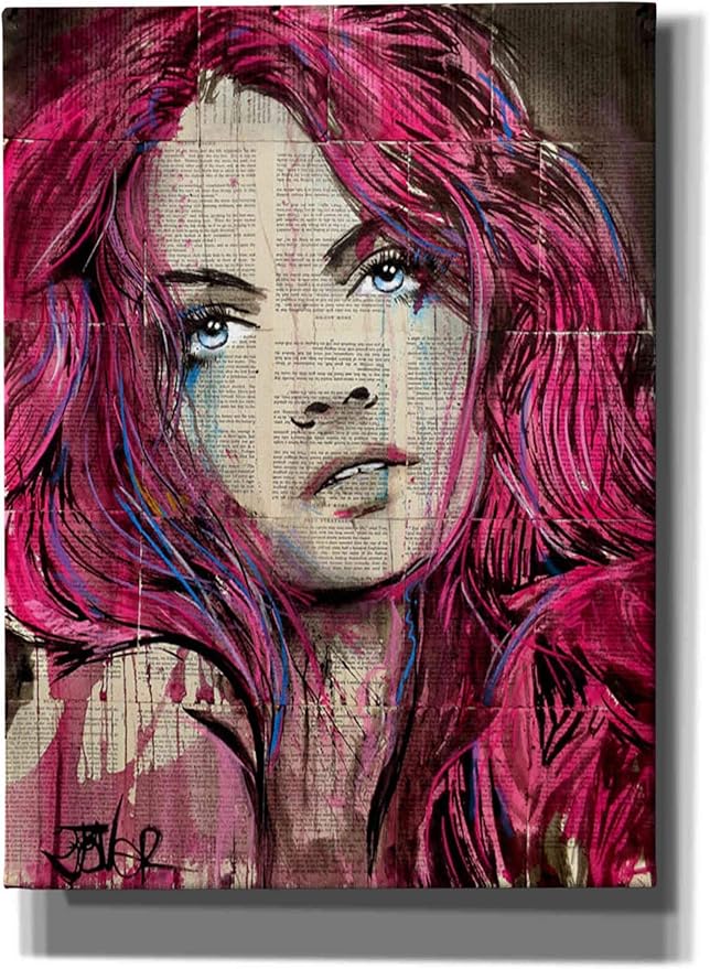 Epic Graffiti 'Incinerate' by Loui Jover, Canvas Wall Art, 40"x54"